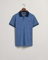 Gant 4-Color Oxford Piqué Short Sleeve Polo Day Blue