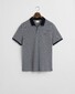 Gant 4-Color Oxford Piqué Short Sleeve Polo Dusty Navy