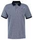 Gant 4-Color Oxford Piqué Short Sleeve Polo Dusty Navy