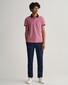 Gant 4-Color Oxford Piqué Short Sleeve Polo Magenta Pink
