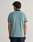 Gant 4-Color Oxford Piqué Short Sleeve Polo Ocean Turquoise