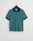 Gant 4-Color Oxford Piqué Short Sleeve Polo Tropic Blue