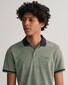 Gant 4-Color Oxford Pique Short Sleeve Poloshirt Basil Green