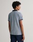 Gant 4-Color Oxford Pique Short Sleeve Poloshirt Gentle Blue