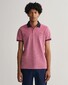 Gant 4-Color Oxford Pique Short Sleeve Poloshirt Magenta Pink