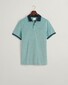 Gant 4-Color Oxford Pique Short Sleeve Poloshirt Ocean Turquoise