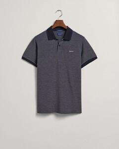 Gant 4-Color Oxford Pique Short Sleeve Poloshirt Persian Blue
