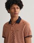 Gant 4-Color Oxford Pique Short Sleeve Poloshirt Pumpkin Orange