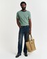 Gant 4-Color Oxford Regular Short Sleeve T-Shirt Diep Groen