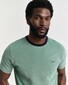 Gant 4-Color Oxford Regular Short Sleeve T-Shirt Diep Groen