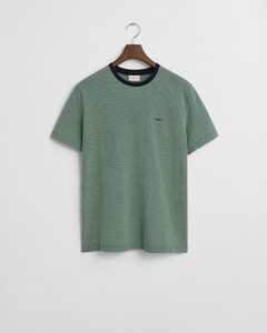 Gant 4-Color Oxford Regular Short Sleeve T-Shirt Diep Groen