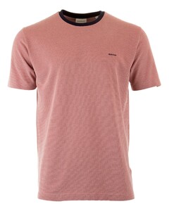 Gant 4-Color Oxford Regular Short Sleeve T-Shirt Sunset Pink