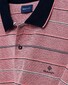 Gant 4 Color Oxford Stripe Polo Shirt Watermeloen Rood