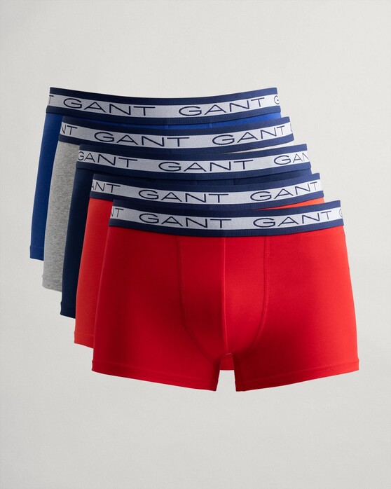 Gant 5Pack Basic Shorts Ondermode Bright Red
