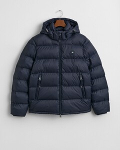 Gant Active Cloud Jacket Detachable Hood Evening Blue