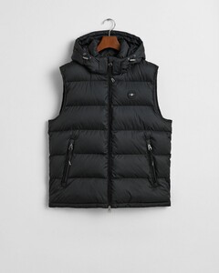 Gant Active Cloud Vest Detachable Hood Body-Warmer Black