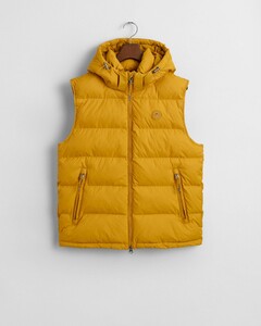 Gant Active Cloud Vest Detachable Hood Body-Warmer Maple Yellow