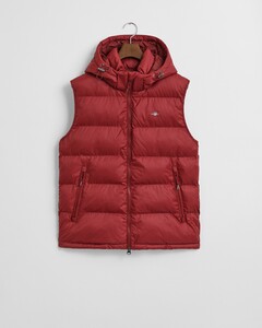 Gant Active Cloud Vest Detachable Hood Body-Warmer Plumped Red