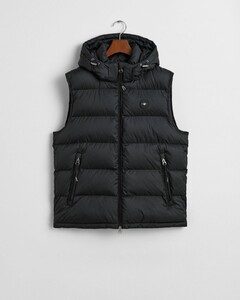 Gant Active Cloud Vest Detachable Hood Body-Warmer Zwart