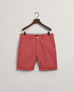 Gant Allister Sunfaded Shorts Comfort Stretch Bermuda Mineral Red