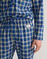 Gant Allover Bold Checked Pajama Set Nachtmode College Blue