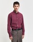 Gant Allover Micro Pattern Overhemd Wijnrood