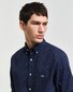 Gant Allover Micro Pattern Shirt Evening Blue