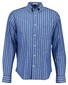 Gant Anniversary Collection Wide Yarn Dyed Stripe Poplin Overhemd Lapis Blue