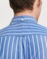 Gant Anniversary Collection Wide Yarn Dyed Stripe Poplin Overhemd Lapis Blue