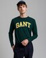 Gant Arch Outline Long Sleeve T-Shirt Green