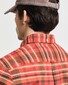 Gant Archive Checked Poplin Overhemd Iron Red