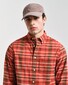 Gant Archive Checked Poplin Overhemd Iron Red