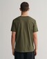 Gant Archive Graphic Chest Shield Print Crew Neck T-Shirt Juniper Green