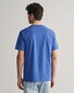 Gant Archive Graphic Chest Shield Print Crew Neck T-Shirt Rich Blue