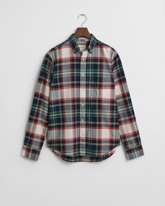 Gant Archive Oxford Check Organic Cotton Overhemd Ruby Red