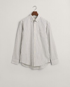 Gant Archive Oxford Stripe Organic Cotton Shirt Eggshell