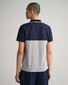 Gant Archive Shield Color Block Short Sleeve Rugger Poloshirt Evening Blue