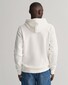Gant Archive Shield Embroidery Hoodie Pullover Eggshell