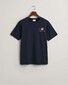 Gant Archive Shield Embroidery T-Shirt Avond Blauw