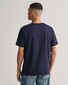 Gant Archive Shield Embroidery T-Shirt Avond Blauw