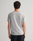 Gant Archive Shield Embroidery T-Shirt Grey Melange