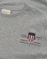 Gant Archive Shield Embroidery T-Shirt Grey Melange