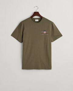 Gant Archive Shield Embroidery T-Shirt Juniper Green