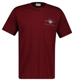 Gant Archive Shield Embroidery T-Shirt Plumped Red