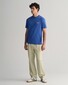 Gant Archive Shield Embroidery T-Shirt Rich Blue