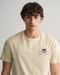 Gant Archive Shield Embroidery T-Shirt Silky Beige