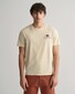 Gant Archive Shield Embroidery T-Shirt Silky Beige