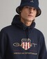 Gant Archive Shield Hoodie Pullover Evening Blue