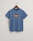 Gant Archive Shield Short Sleeve Shirt T-Shirt Denim Blue