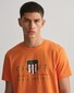 Gant Archive Shield Short Sleeve Shirt T-Shirt Pumpkin Orange